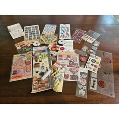 Multi-Brand Scrapbook Sticker Lot Mixed Themes Multicolor Craft Die Cuts