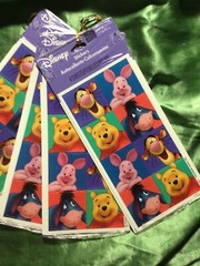 4 pkg HallmarkDISNEY, WINNIE THE POOH, TIGGER, PIGLET, EEYORE STICKERS, VINTAGE