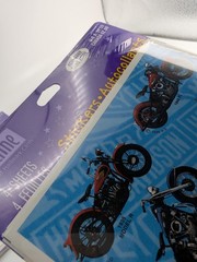 VINTAGE 1996 NEW Harley Davidson Motorcycle Stickers 3 Packs Heartline Hallmark