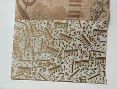 SCRAP BOOKING MUSIC BAND STICKERS LETTERS STOCK CARD BACKGROUNDS MATS DIY DECOR