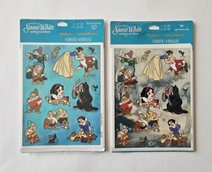 Vtg Hallmark Disney Stickers LOT Snow White Seven Dwarfs NIP Variant Evil Queen