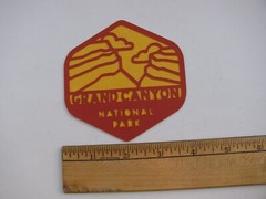 GRAND CANYON Die Cut Paper Piece 1 Piece HANDMADE