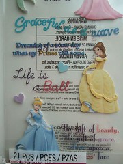 PRINCESS Phrases Stickers DISNEY EK SUCCESS; Princesses, Cinderella Belle Ariel