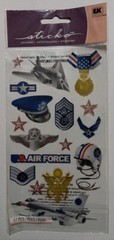 U.S. AIR FORCE Military Service Airplanes Plane Wings Fighter Stealth Sticko