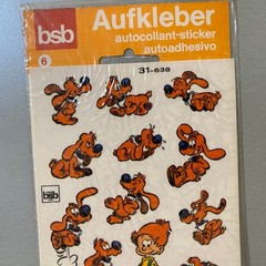 Vintage BSB Dog Stickers