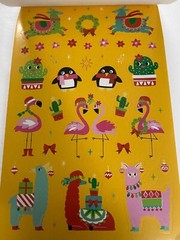 Darice Holiday Merry Cactus Sticker Book 288 Stickers New
