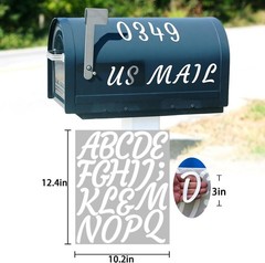 336-Piece Waterproof Letter Stickers Set 3 Inch