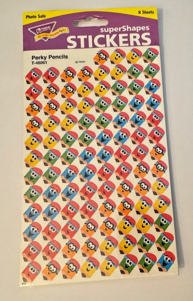 TREND superSHAPES STICKERS VARIOUS DESIGNS NEW IN SEALED PACKAGING