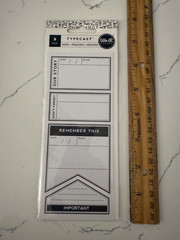 We R Memory Keepers 8PC Typecast Labels Our Story Don’t Forget Remember This
