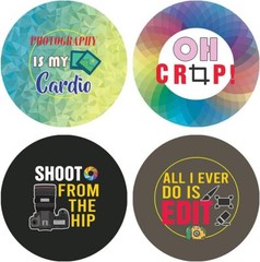 I am a Photographer Stickers (20 Sets X 16 Designs)