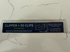 Around The Block Christmas Clipper + 50 Clips Reusable Scrapbooking Crafts Gifts
