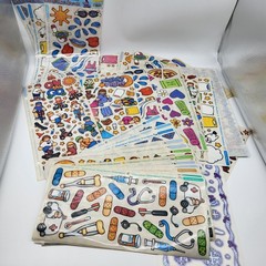 Huge lot of Stickopotamus scrapbook stickers mixed themes Summer Cowboy