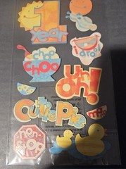 Sticko – Dimensional Stickers – 1 YEAR OLD – 10 pieces