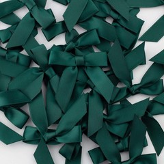 7Rainbows 50pcs Boutique 1.5″ Dark Green Satin 1.5 Inch x 50 Pcs,