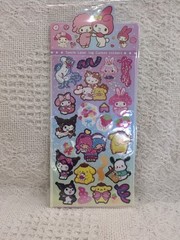 Sanrio Laser Glitter Stickers Pack Hello Kitty Tea Party Set