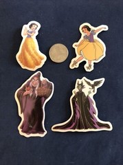 Disney Stickers – Disney Snow White Lot of 4 Stickers.