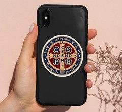 (3 PCs) St Benedict Medal Sticker Saint Stickers 3 PCs 3″, Multi