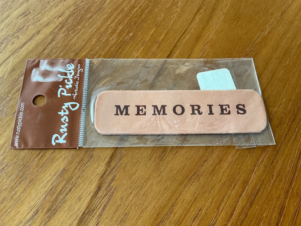 Rusty Pickle Artistic Designs Memories Leather, #001815