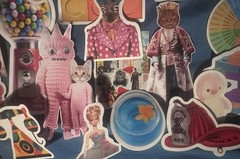 Colorful Aesthetic Sticker Lot Surreal Kawaii Pop Art Collage Scrapbook 50 Pcs