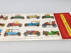 Vintage 1979 Antique Automobiles Stickers Merrimack Publishing Corp NOS