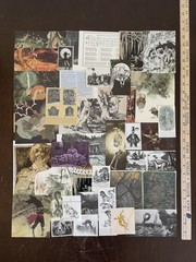 Dark Academia Vintage Ephemera Lot Macabre Book Journal Art Gothic Witch Fantasy