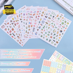Seasonal Planner Stickers, 1000+ Calendar Stickers Monthly Holiday Sticker Plann