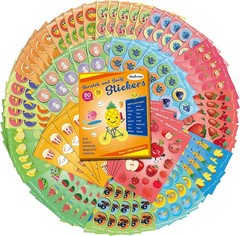 Smelly Stickers for Kids, Scratch & Sniff Scented Stickers 16 Unique Scents 8…