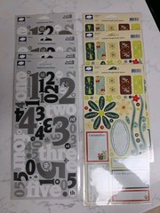 CLOUD 9 Design Scrapbooking Stickers Alphabet Borders Words Lot Of 59 NIP