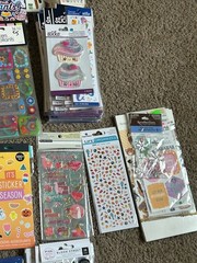 400+ HUGE Sticker Lot Scrapbook Lots Of Different Brands & Subjects