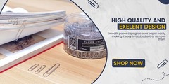 Kempshott 250 Large Paper Clips Smooth, Jumbo Paper Clips for Paperwork Ideal…