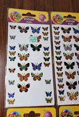 Sticker Creative Play kids Crafts DIY Decoration Scrapbooks Cards- Butterfly