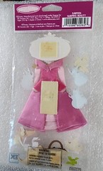 DISNEY PRINCESS AURORA’S PINK DRESS~11-Piece Scrapbooking Sticker Set-FREE SHPG!
