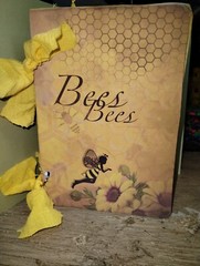 Honey Bee Junk Journal Scrapbook USA Seller