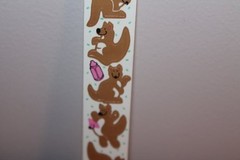 Vintage 1983 Cardesign TOOTS Sticker Strip KANGAROOS MUS #148 Mama & Joey family