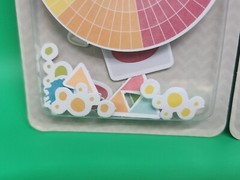 Jillibean Soup Shades Color Pea Pod Parts Die Cut Card Stock Hampton Art 2 PACK