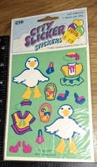Vintage Stickers CTP city Slicker Dress A Duck 1 Pkg,code20-1