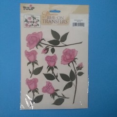 Tulip Premium Rub On Transfers Rose Borders