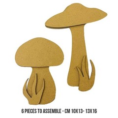 Stamperia Crafty Shapes – Hidden Grove Mushrooms, KLSM44