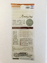 Mothers Day Journaling Scrapbook Stickers A Mothers Love STR123 EK Success