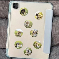 40 PCs Round 1” Adorable Puppies & Chicks Stickers Spring Easter Decor Env Seals