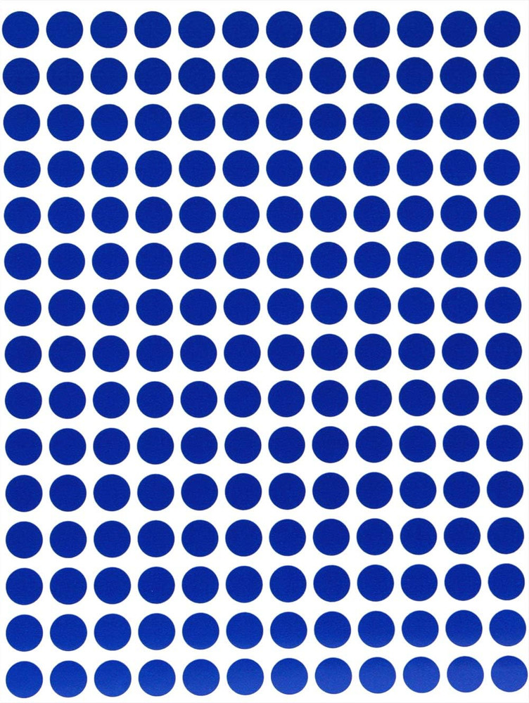 Small Sticker Dots ¼” Inch 8Mm (5/16) – 2700 Pack, Color Labels in Blue