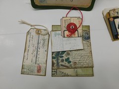 Junk Journal Add-Ons Handmade Tags Card Envelope File Clipboard Ephemera Set 3