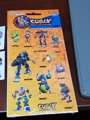Sandylion NIP Batman Cubix + 4×6.5” Sperman 1 strip Small Soldiers 2 mod Robots