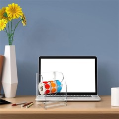 Multipurpose Acrylic Sticker Holder for Home and Office Efficiency Use