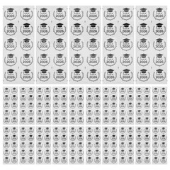 10 Sheets Gruation Sticker Cap Decorations for Graduation Graduate
