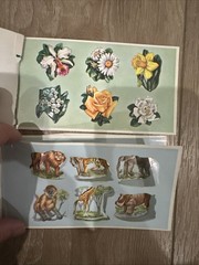 Vtg Lot Seals Dennison & Standard Publishing Dogs Horse Birds Nativity Christmas