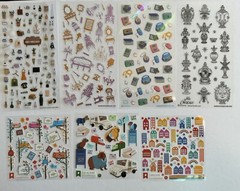 Stickiiclub And Pipsticks 43 Sheet Houses, Buildings, And Mail Sticker Bundle 1