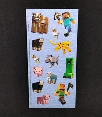 MINECRAFT Stickers 2 Sheets 26 Pieces Hallmark/Mojang Steve New