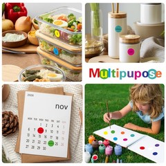 5000 PCS 3/4″ Colored Dot Stickers Round Color Coding Labels, 10 Assorted Col…