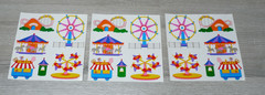 Vintage Mrs Grossman’s & NRN Carnival Stickers 6 sheets total